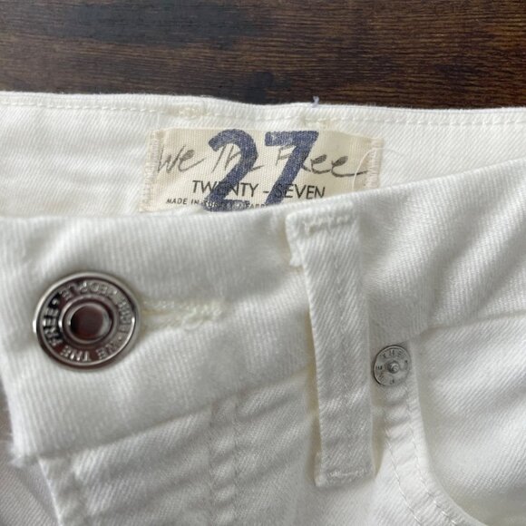 Free People White Skinny Jeans Size 27 Summer Coastal Boho Revolve NWT - Picture 6 of 8